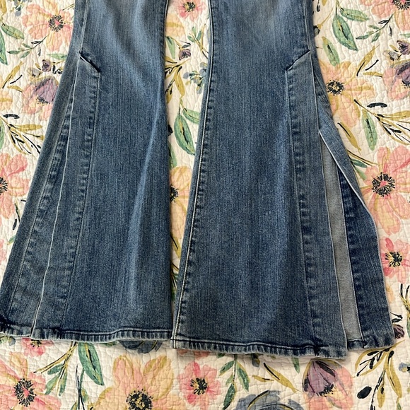 7 for all mankind wide leg jeans - Picture 3 of 5